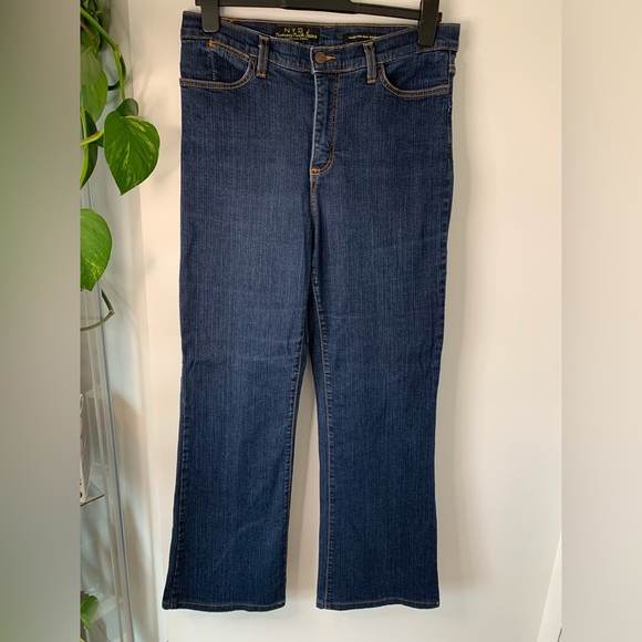 NYDJ Blue wide Leg Jeans with Classic Denim Style - Picture 5 of 6